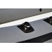 FMp227 Замок и полиуретановая монтажная  площадка 110х110 мм для установки на надувной баллон из ПВХ или Nitrilon компании GUMOTEX (черный) — изображение 5