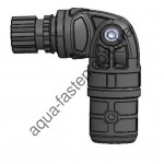 TFp254 Узел карданный пластиковый, для труб с наружным  Ø 22 мм  или внутренним  Ø 29 мм (черный)