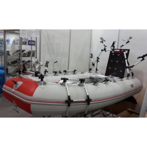 Човен надувний Шельф СК 250 FASTen (сіро-червоний)
